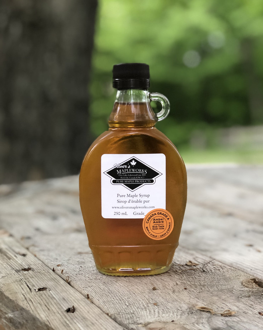Maple Syrup Glass Bottle